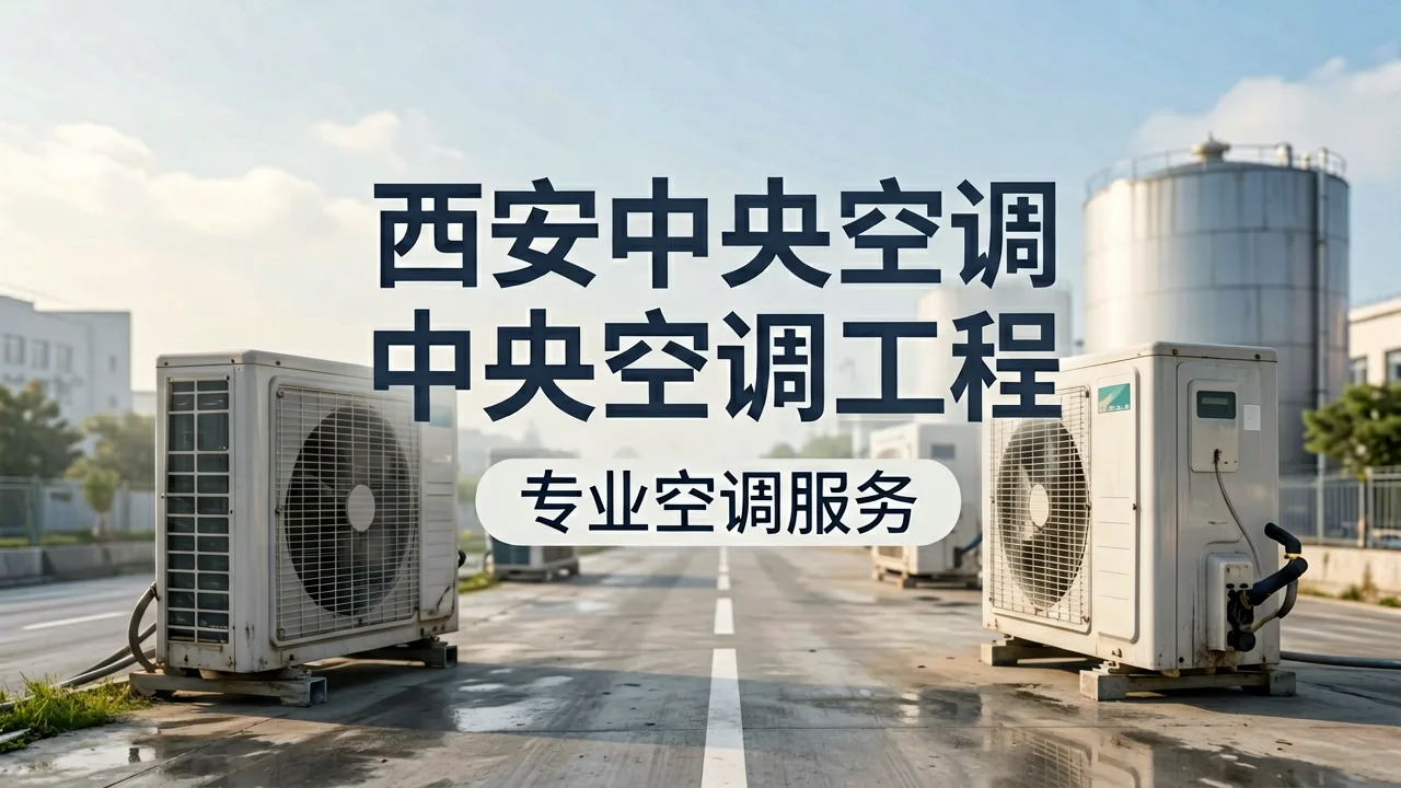 西安高温季空调工程交付，专业安装决定十年能耗